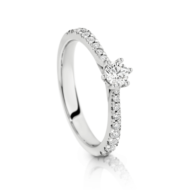 Australian Argyle Diamond Engagement Ring