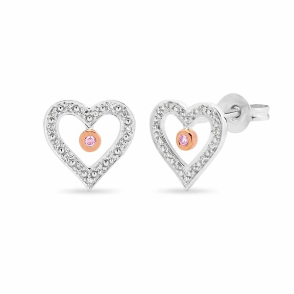 Australian Pink Diamond Earrings