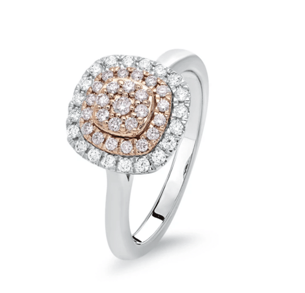 Australian Pink Diamond Ring