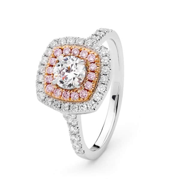 Australian Pink Diamond Ring