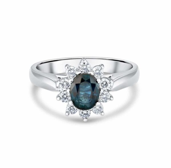 Sapphire & Diamond Ring