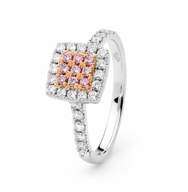 Australian Pink Diamond Ring