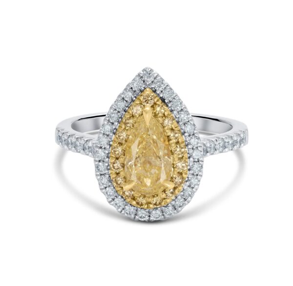 Australian Yellow Diamond Ring