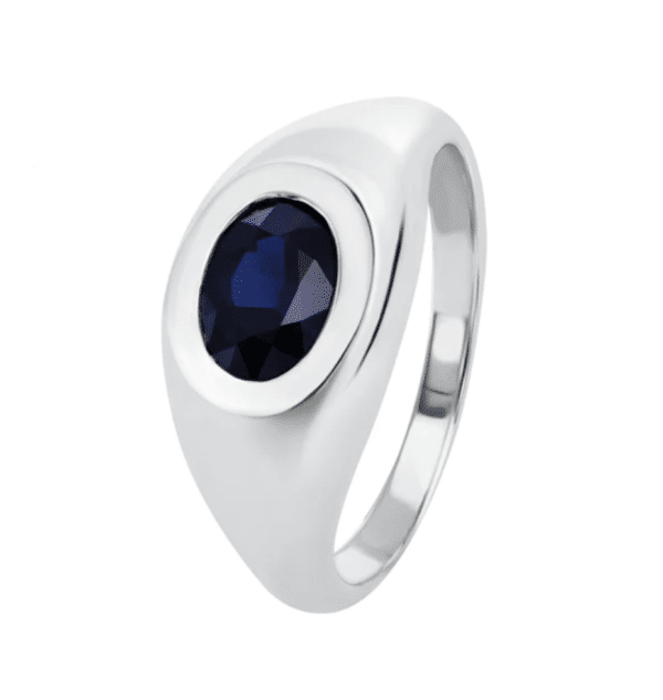 Sapphire Signet Ring