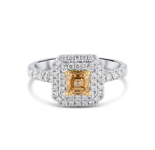 Champagne Diamond Ring