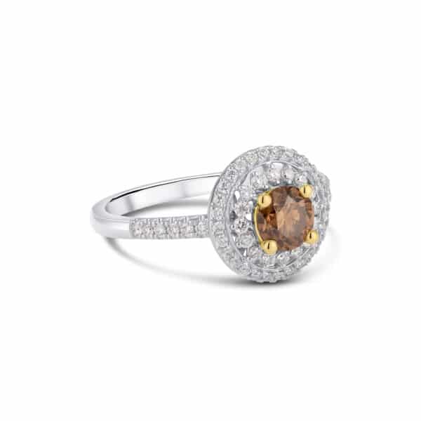 Champagne Diamond Ring - Image 2