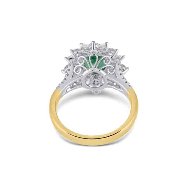 Emerald & Diamond Ring - Image 3