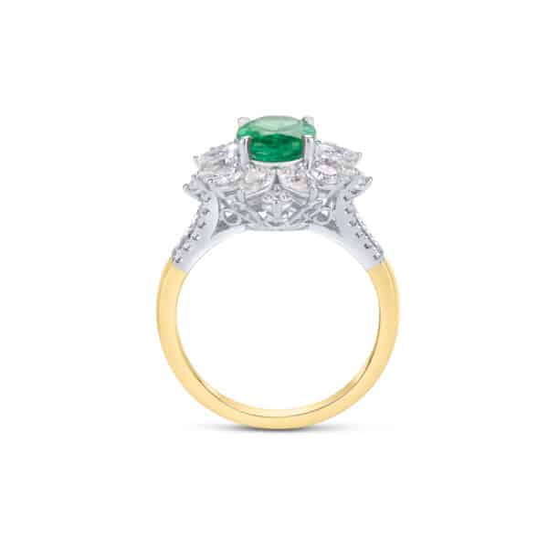 Emerald & Diamond Ring - Image 4